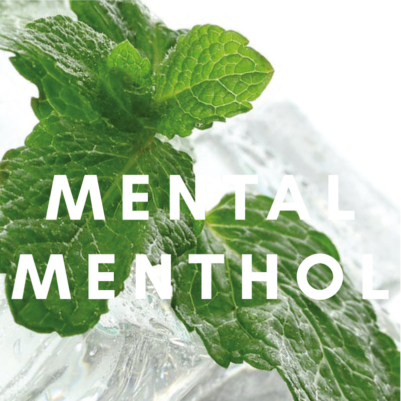 Mental Menthol Flavour E-liquid.Available in Three Flavour Strengths