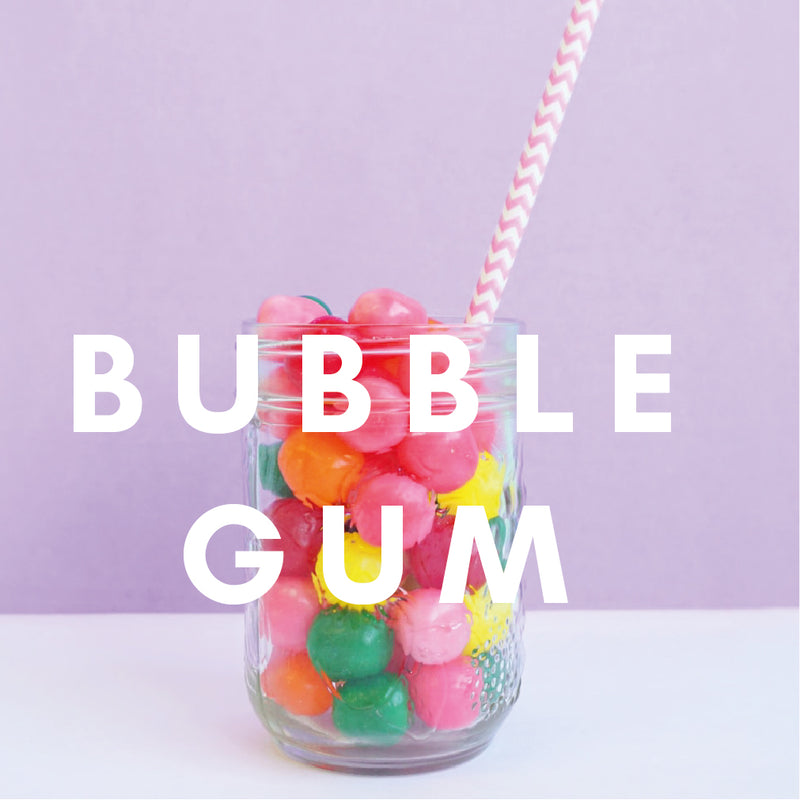 Bubblegum Flavour E-liquid. Available in Three Flavour Strengths