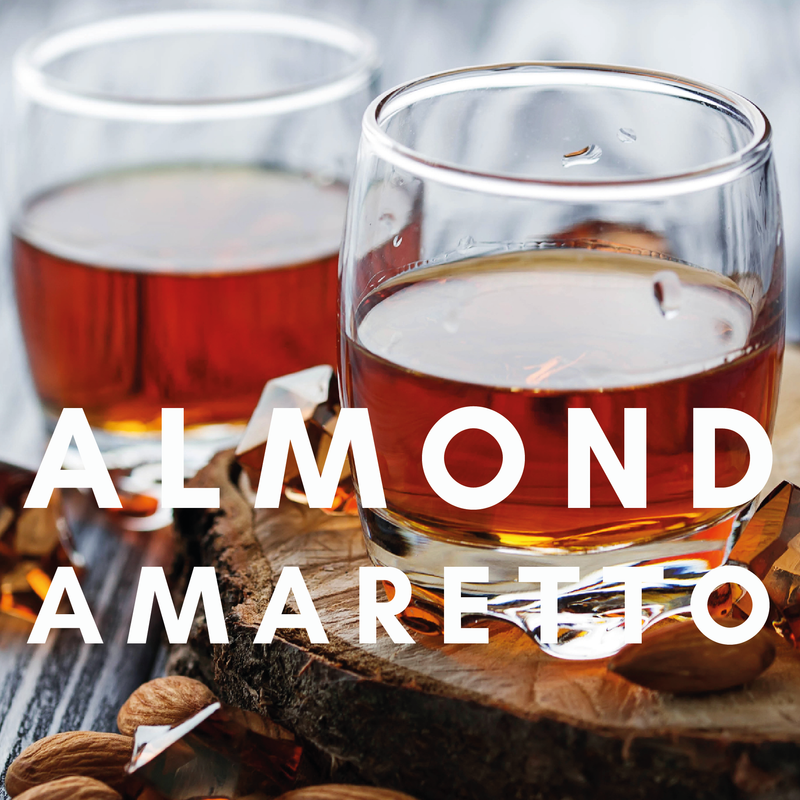 Almond Amaretto E-liquid. Available in Three Flavour Strengths