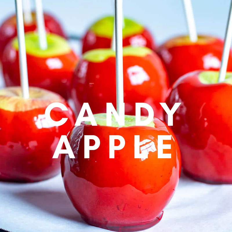 Candy Apple Flavour E-Liquid. Available in Three Flavour Strengths