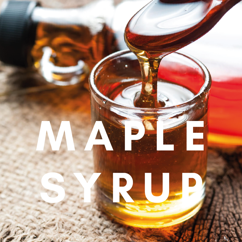 Maple Syrup Flavour E-liquid. Available in Three Flavour Strengths